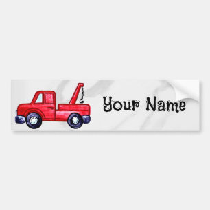 Wrecker Tow Truck Bumpersticker
