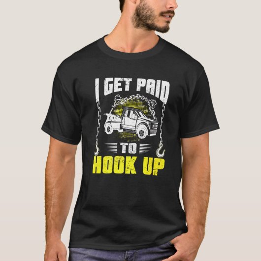 Wrecker Towin TW Truck Driver Roadside Assistance T-shirt (Voorkant)