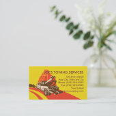 Wrecker uitval vrachtwagenwagen visitekaartje (Staand voorkant)