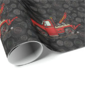 Wrecker voor vrachtwagen cadeaupapier (Rol Hoek)