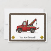 Wrecker voor vrachtwagen kaart (Voorkant)