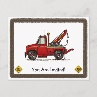 Wrecker voor vrachtwagen kaart