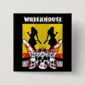 Wreckhouse Devil Girls Square Button (Voorkant)