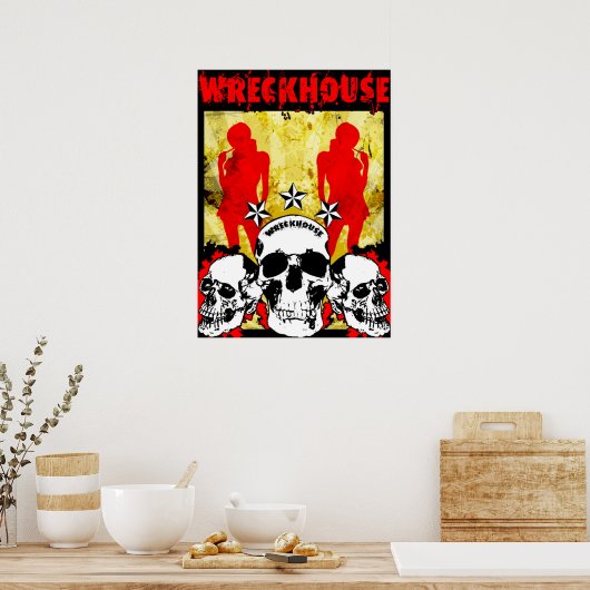 WreckHouse-Poster Poster (Keuken)