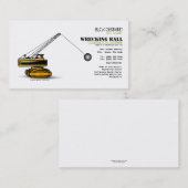 Wrecking Ball Construction Visitekaartje (Voorkant / Achterkant)