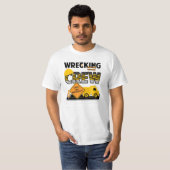 Wrecking Crew Shirt, Bouwwerkzone, naam T-shirt (Voorkant volledig)