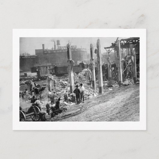 Wrecking Palace of the Fans, Cincinnati, 1911 Briefkaart (Voorkant)