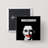 WRECKOVERY VIERKANTE BUTTON 5,1 CM (Voorkant /achterkant)