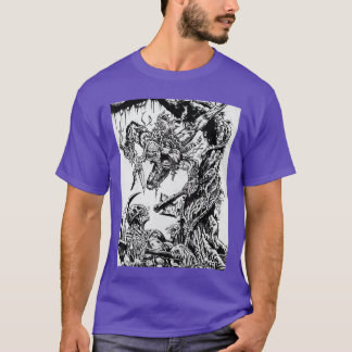 WREDE BARBAARSE HORROR Antieke zombies ondood Ill T-shirt
