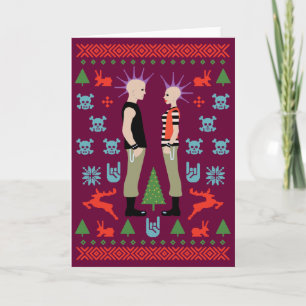 Wrede Kerstmis Feestdagen Kaart