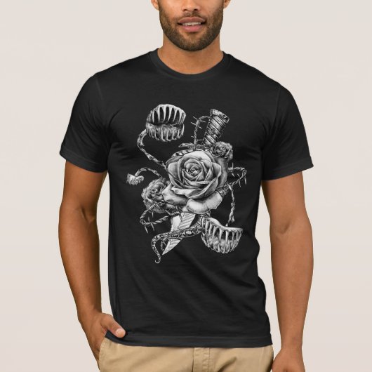 Wrede Roos, Vliegenval, Dolk T-shirt (Voorkant)