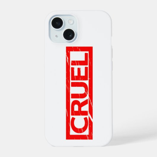 Wrede Stempel iPhone 15 Case (Achterkant)