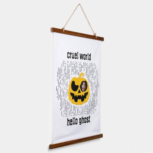 Wrede wereld hangend wandkleed (Gebogen)