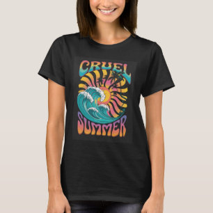Wrede Zomer Retro Golf Palmboom Vakantie T-shirt
