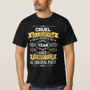 WREED Een Legende Werd Geboren In Jaar T-shirt