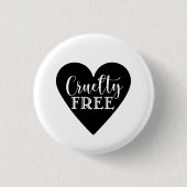 WREEDHEID VRIJ hart Ronde Button 3,2 Cm (Voorkant)