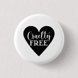 WREEDHEID VRIJ hart Ronde Button 3,2 Cm