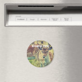 Wreedheid vrije magneet met hert, veganist (Insitu (Vaatwasser))