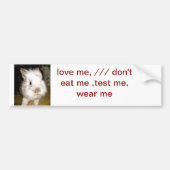 wreedvrij bumpersticker (Voorkant)