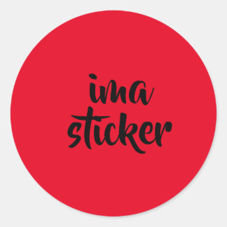 wregwergfe ronde sticker