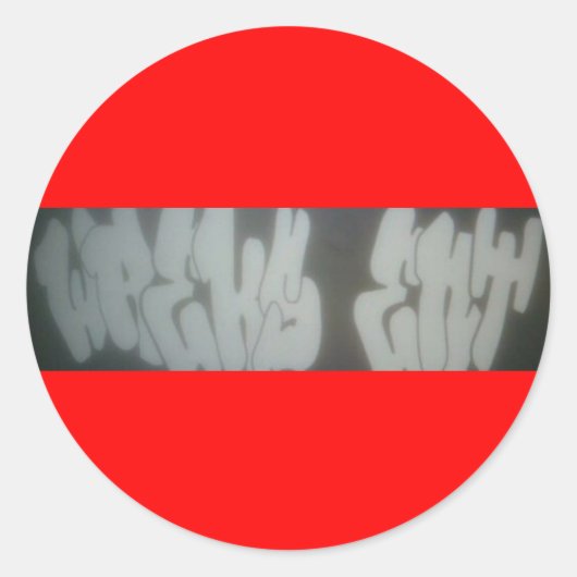 WREKS ENT RONDE STICKER (Voorkant)
