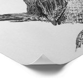 Wren Bird Art Poster (Hoek)