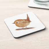 Wren Bird Bier Onderzetter (Linkerzijde)