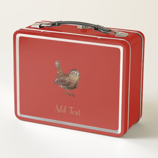 Wren Bird (Troglodytes Troglodytes) (Achterkant)