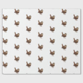 Wren Bird (Troglodytes Troglodytes) Cadeaupapier (Vlak)