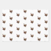 Wren Bird (Troglodytes Troglodytes) Inpakpapier Vel (Voorkant 2)