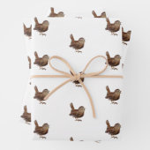 Wren Bird (Troglodytes Troglodytes) Inpakpapier Vel (In situ)