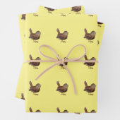 Wren Bird (Troglodytes Troglodytes) Inpakpapier Vel (In situ)