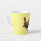 Wren Bird (Troglodytes Troglodytes) Latte Mok (Linkerhoek)