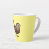 Wren Bird (Troglodytes Troglodytes) Latte Mok (Rechterhoek)