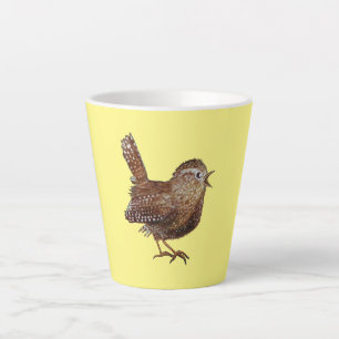 Wren Bird (Troglodytes Troglodytes) Latte Mok