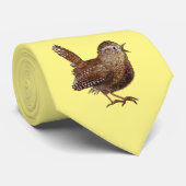 Wren Bird (Troglodytes Troglodytes) Stropdas (Opgerold)