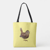 Wren Bird (Troglodytes Troglodytes) Tote Bag (Achterkant)