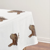 Wren Bird zingt luid en mooi lied Tafelkleed (Voorbeeld)