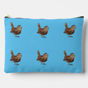 Wren Bird Zingt Sky Blue Etui
