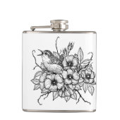 Wren bouquet heupfles (Voorkant)