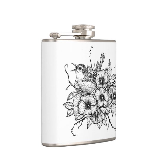 Wren bouquet heupfles (Rechts)