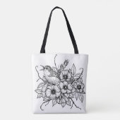 Wren bouquet tote bag (Achterkant)