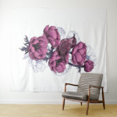 Wren bouquet wandkleed (In Situ (horizontaal))