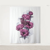 Wren bouquet wandkleed (Voorkant)