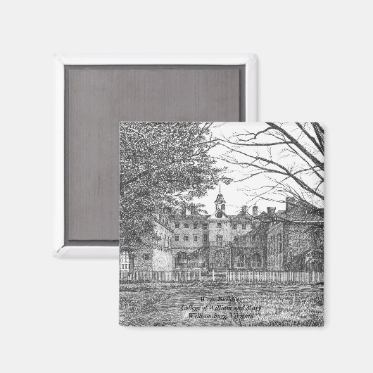 Wren Building Magneet (Voorkant / Achterkant)