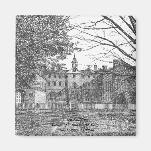 Wren Building Magneet (Voorkant)