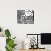 Wren Building Poster (Thuiskantoor)