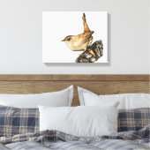 Wren Canvas Afdruk (Insitu (Slaapkamer))