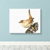 Wren Canvas Afdruk (Insitu (Houten vloer))