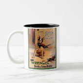  Wren & Co. Boot & Shoe Poolse Ad Dog met Tweekleurige Koffiemok (Links)